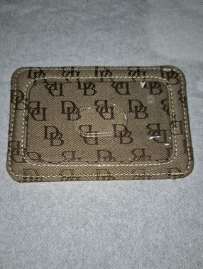 Dooney & Bourke Brown Monogram Card Sleeve
